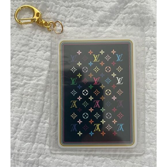 Authentic Louis Vuitton Murakami Ace of Spade Playing Card Keychain or Accessory - Picture 2 of 6